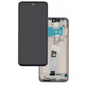 Xiaomi Redmi 10 2022 ekrāns (melns) (ar rāmīti) (service pack) (oriģināls)