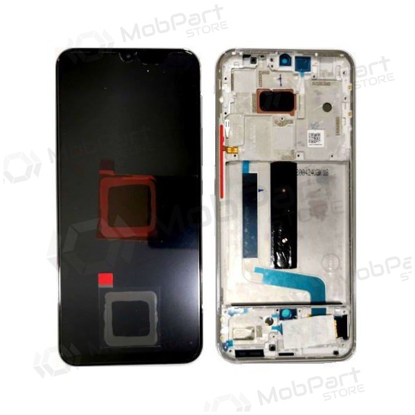 Xiaomi Mi 10 Lite 5G ekrāns (balts) (ar rāmīti) (service pack) (oriģināls)