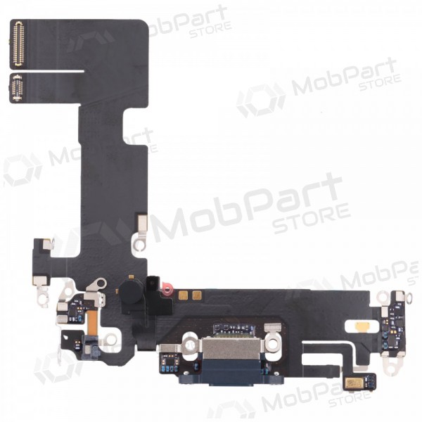 Apple iPhone 13 uzlādes porta un mikrofona savienotājs (melns)