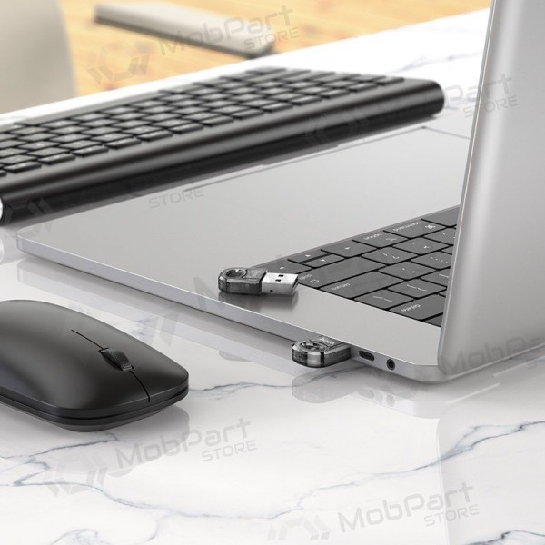Bluetooth adapteris Hoco UA28 Bluetooth 5.1 melns