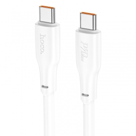 USB kabelis Hoco X93 60W USB-C to USB-C 2.0m balts