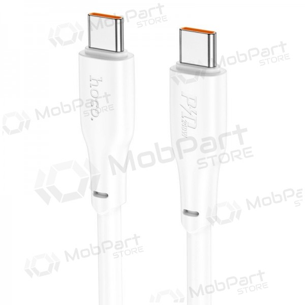 USB kabelis Hoco X93 60W USB-C to USB-C 2.0m balts