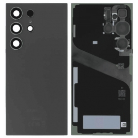 Samsung Galaxy S24 Ultra aizmugurējais vāciņš - melns (oriģināls)