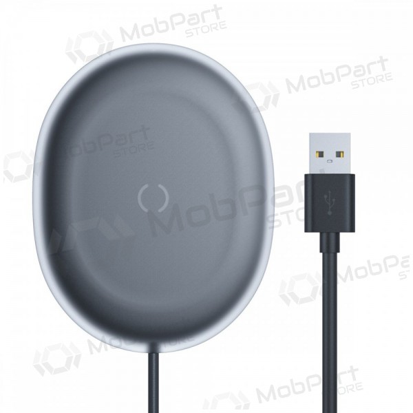 Lādētājs bezvadu Baseus Jelly (15W) WXGD-01 (melns)