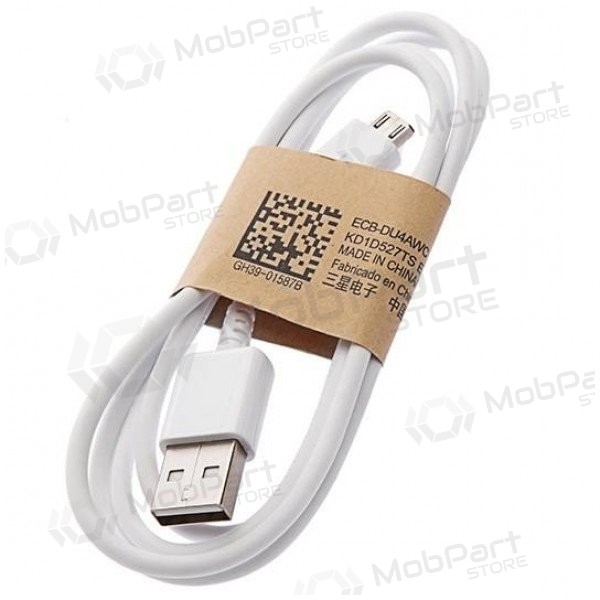 Samsung i9500 Galaxy S4 / i9505 Galaxy S4 / N7100 Galaxy Note 2 microUSB (ECB-DU4AWE) kabelis (1M)