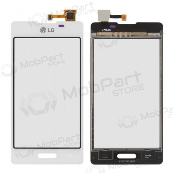 LG E460 (L5-2) skārienjūtīgais ekrāns / panelis (balts)