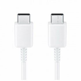 USB kabelis oriģināls Samsung EP-DA705BWE 25W 3A Type-C-Type-C 1.0m balts