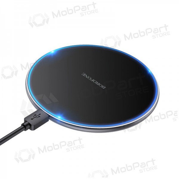 Borofone BQ3 Pro 15 W bezvadu lādētājs, melns