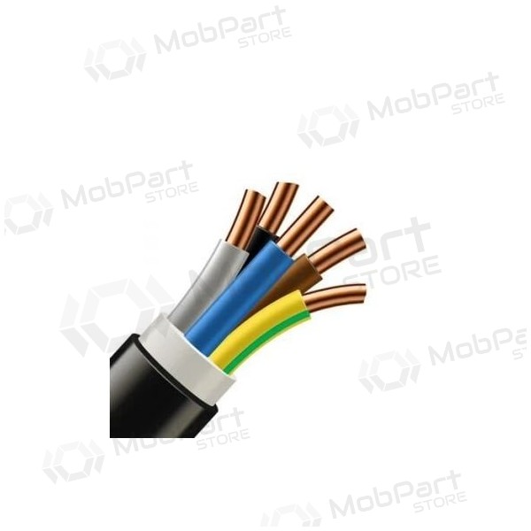 CYKY 5x10 mm2 spēka kabelis (1 m)