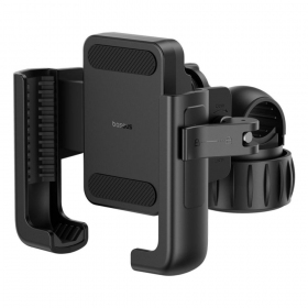 Telefono laikiklis dviračiui Baseus GoTrip Series Bike Phone Mount Cluster melns C40572301111-00
