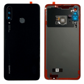 Huawei P30 Lite / P30 Lite New Edition 2020 aizmugurējais baterijas vāciņš 48MP (Midnight Black) (service pack) (oriģināls)