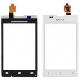 Sony C1505 Xperia E skārienjūtīgais ekrāns / panelis (balts)