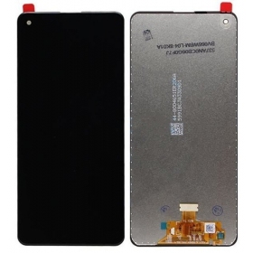 Ekranas Samsung A217F A21sar lietimui jautriu stikliuku (NO FRAME) oriģināls (service pack)