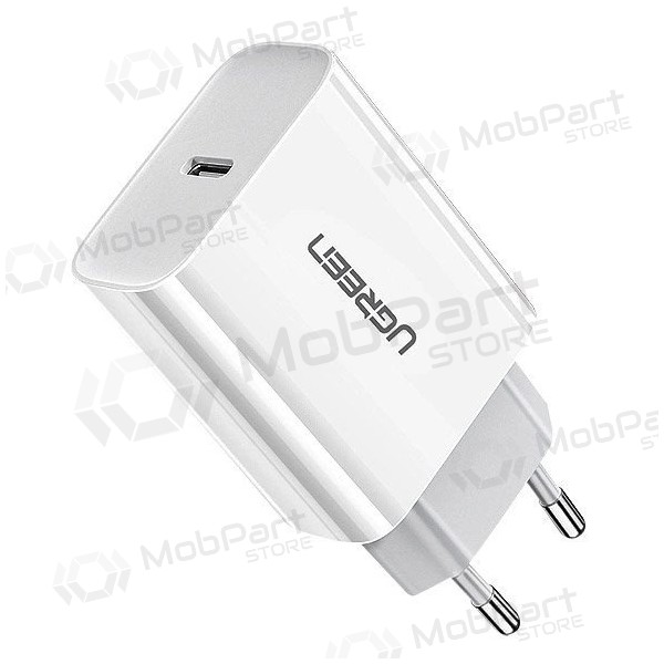 Lādētājs buitinis Ugreen CD137 USB-C 20W 3A balts
