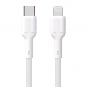 Lightning kabelis Dudao L9X USB-C uz Lightning 2 m 30 W balts
