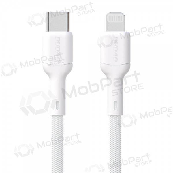 Lightning kabelis Dudao L9X USB-C uz Lightning 2 m 30 W balts