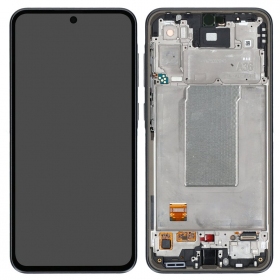 Samsung Galaxy A36 ekrāns (melns) (ar rāmīti) (OLED)