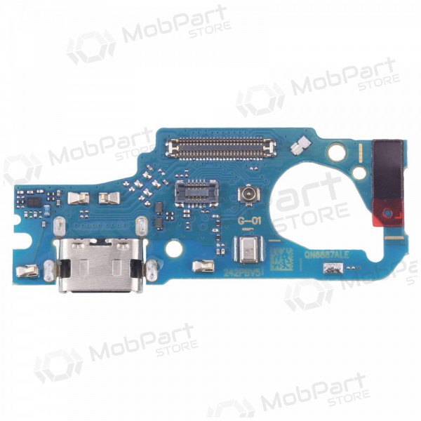 Lanksčioji šleife Samsung M556 M55 5G su įkrovimo kontaktu, mikrofonu oriģināls (service pack)