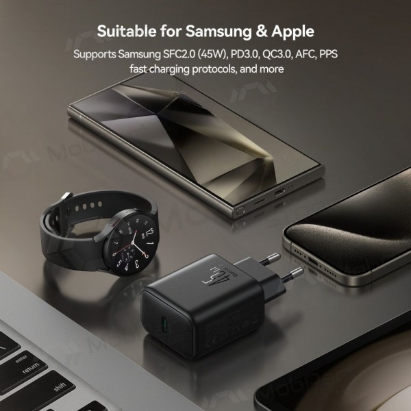 Lādētājs Joyroom JR-TCG13 45W GaN USB-C melns