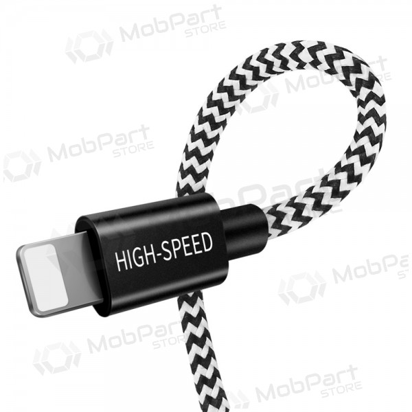 USB kabelis Dux Ducis K-ONE 3in1 microUSB-Lightning-Type-C FastCharging 1.2m