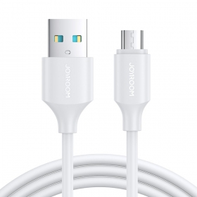 USB kabelis Joyroom S-UM018A9 USB to MicroUSB 2.4A 1.0m balts