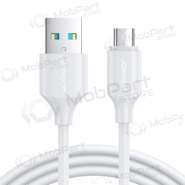 USB kabelis Joyroom S-UM018A9 USB to MicroUSB 2.4A 1.0m balts