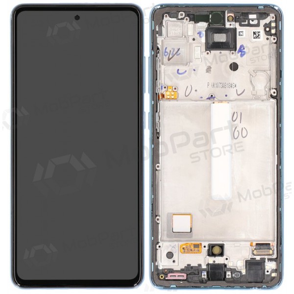 Samsung Galaxy A52 4G / A52 5G ekrāns (zils) (ar rāmīti) (OLED) Samsung Galaxy A52 4G / A52 5G ekrāns (zils) (ar rāmīti) (OLED)