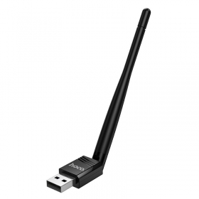 USB Wi-Fi adapteris Hoco HI37 USB Wi-Fi 4 melns
