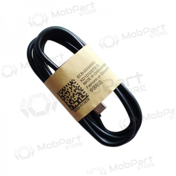 Samsung i9300 Galaxy S3 / i9300 Galaxy S3 Neo / N7000 Galaxy Note / i9100 Note microUSB kabelis (1,5m) (melns)