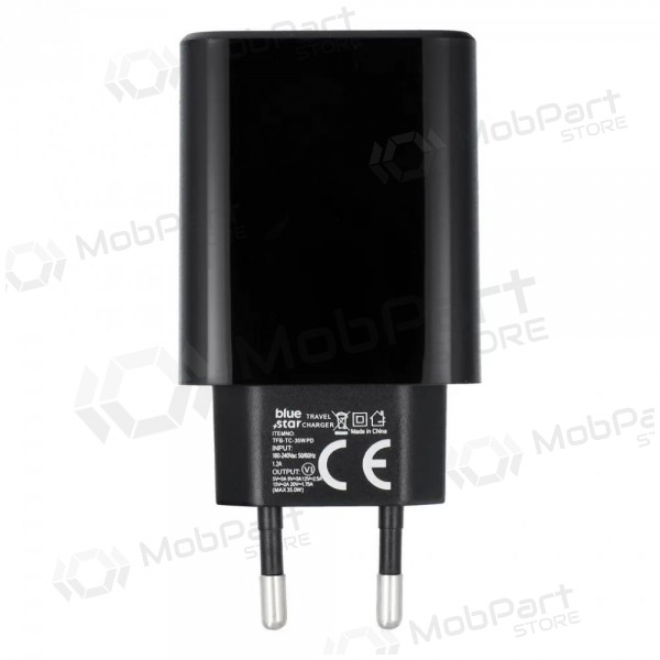 Tālruņa lādētājs Blue Star 35 W USB-C melns