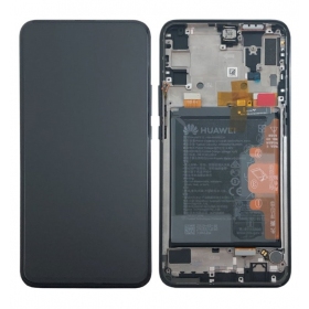 Huawei P Smart Z ekrāns (melns) (ar rāmīti un baterija) (service pack) (oriģināls)