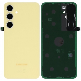 Samsung Galaxy S24 FE aizmugurējais vāciņš (dzeltens) - oriģināls