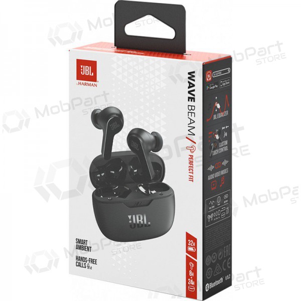 Bezvadu austiņas JBL Wave Beam TWS Bezvadu austiņas JBL Wave Beam TWS
