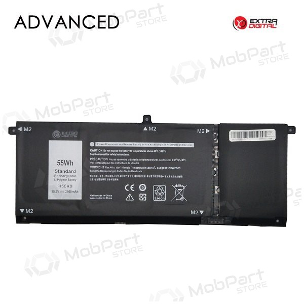 DELL H5CKD, 3600mAh klēpjdatoru akumulators, Advanced DELL H5CKD, 3600mAh klēpjdatoru akumulators, Advanced