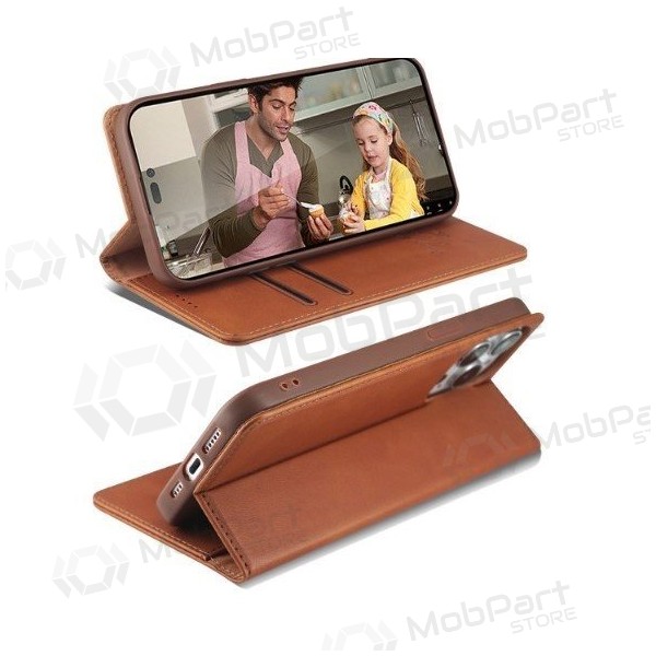 Maciņš / vāciņš HDD Magnetic Wallet Case Apple iPhone 11 brūns