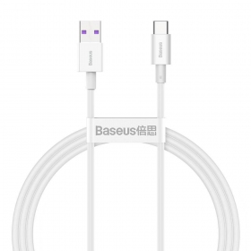 USB kabelis Baseus Superior Type-C 66W 1.0m (balts) CATYS-02
