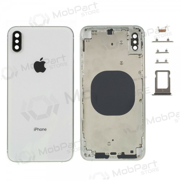 Apple iPhone XS aizmugurējais akumulatora vāciņš - sudraba (balts) full