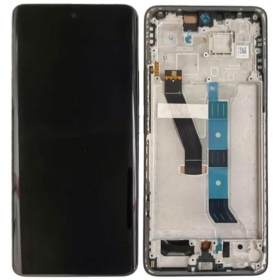 Xiaomi Poco M8 5G ekrāns (melns) (ar rāmi) (oriģināls)