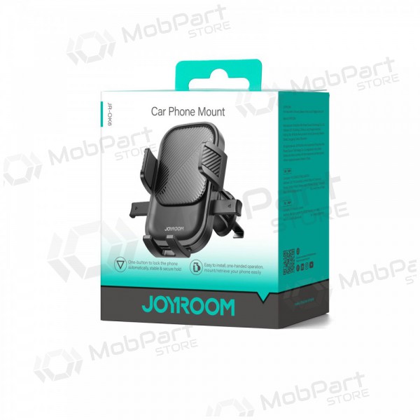 Tālruņa turētājs automobiļiem Joyroom JR-OK6 (air vent) melns