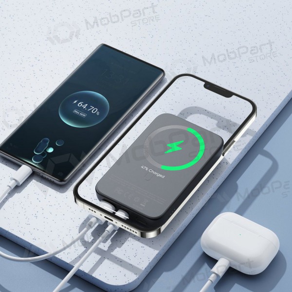 Ārējā baterija Power Bank Joyroom JR-W020 20W Magnetic Wireless 10000mAh melna