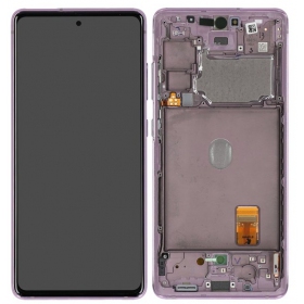 Samsung Galaxy S20 FE ekrāns (levandos) (ar rāmīti) (OLED)