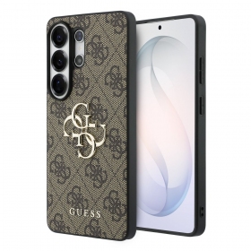 Samsung Galaxy S26 Ultra maciņš - Guess PU 4G Metal Logo (pelēks)