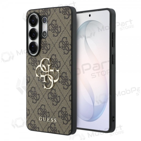 Samsung Galaxy S26 Ultra maciņš - Guess PU 4G Metal Logo (brūns)