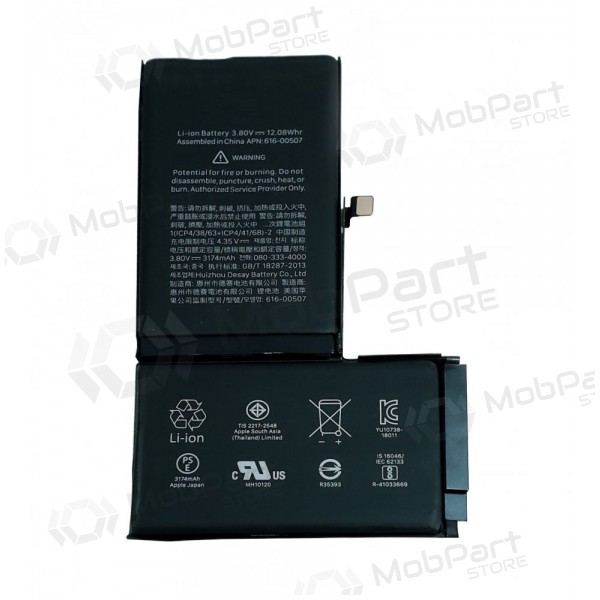 Apple iPhone XS Max baterija / akumulators (3174mAh) (lietots grade A, oriģināls)