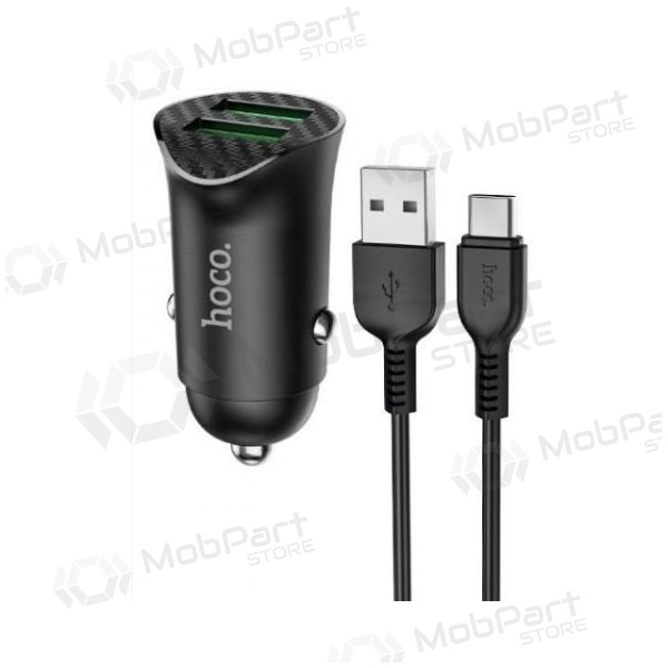 Auto lādētājs HOCO Z39 USB + 
