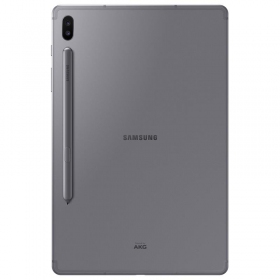 Samsung T860 Galaxy Tab S6 (2019) aizmugurējais baterijas vāciņš (pelēks) (lietots grade B, oriģināls)