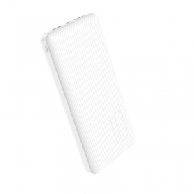 Ārējā baterija Power Bank Borofone BT28 Ultra Slim 10000mAh balta