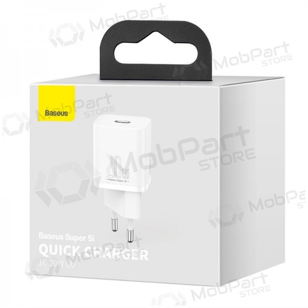 Lādētājs buitinis Baseus Super Si 20W balts CCSUP-B02