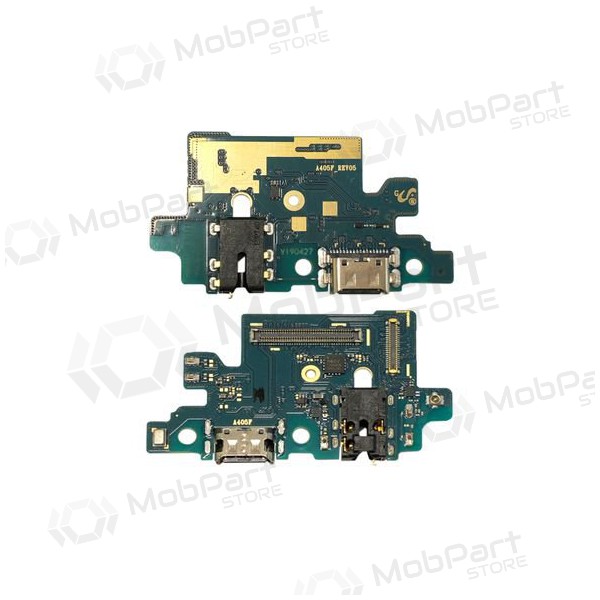 Samsung A405 Galaxy A40 2019 uzlādes ligzda un mikrofona šleife