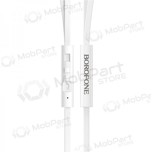 Brīvroku aprīkojums Borofone BM23 3,5mm (balta)